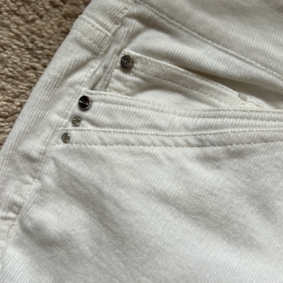 White House Black Market off-white Cordaroy Jean - Picture 3 of 6